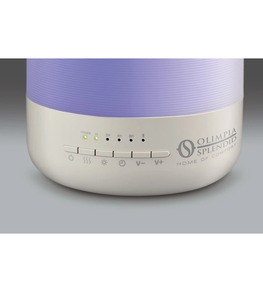 Diffusore aromi olimpia splendid "astomi sound" con speaker sound bluetooth, 400 ml